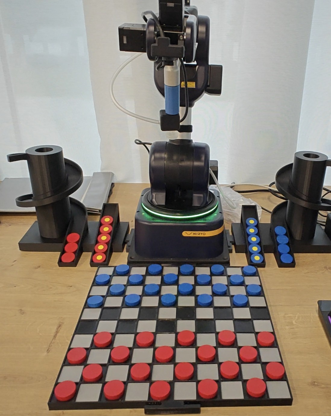Overview of the Niryo plays checkers project